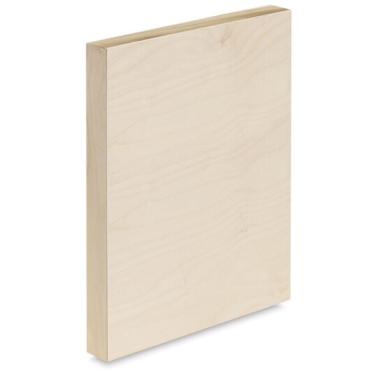American Easel; American Easel Wood Painting Panel - 8" x 16", 1-5/8", Deep Panel; Category:Wood & Hardboard Panels; Image:1